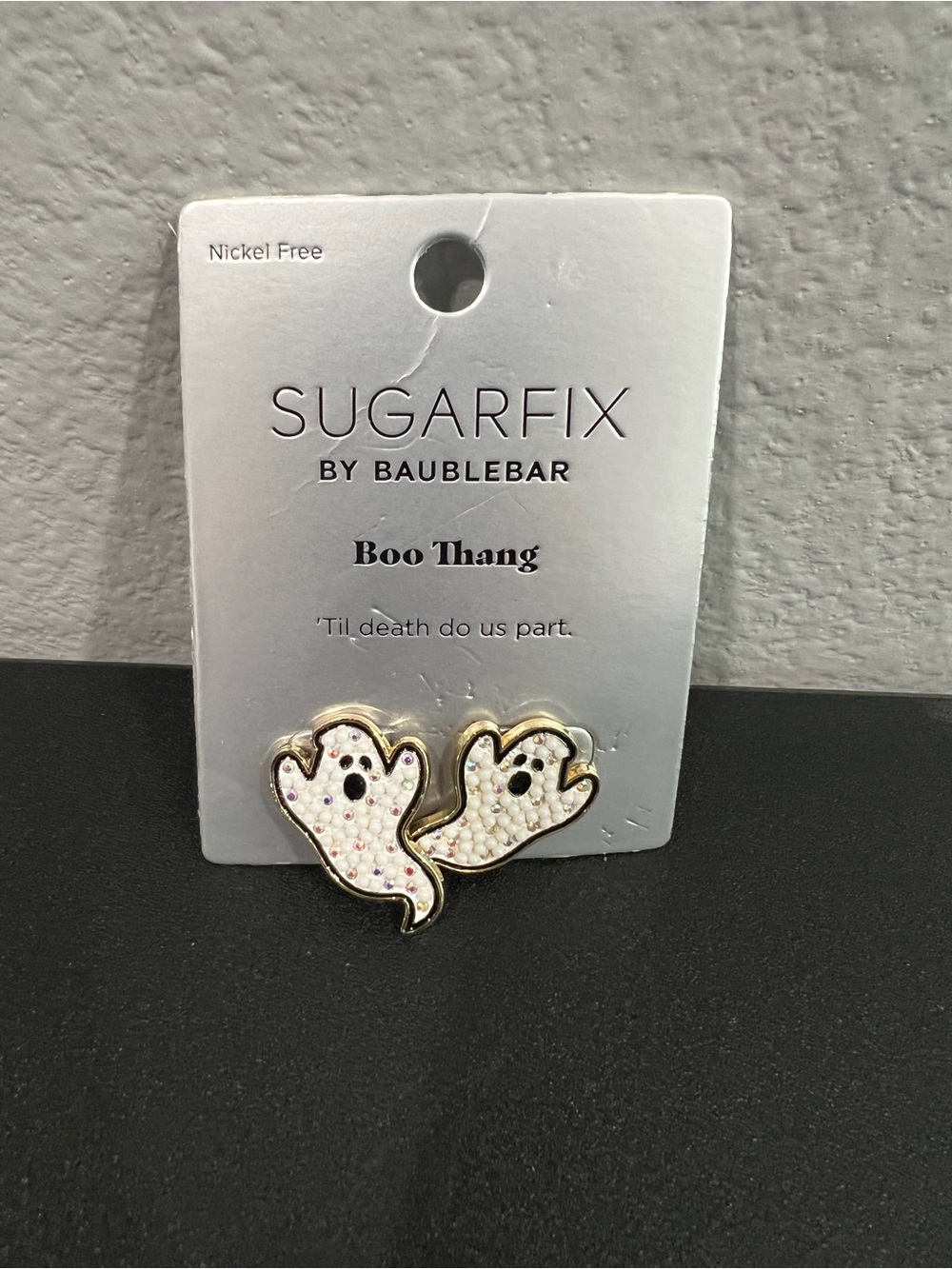 Sugarfix by BaubleBar White Ghost Stud Earrings - Boo Thang
